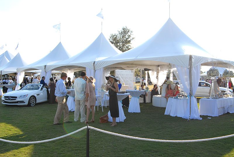 tents at Polo at the Point