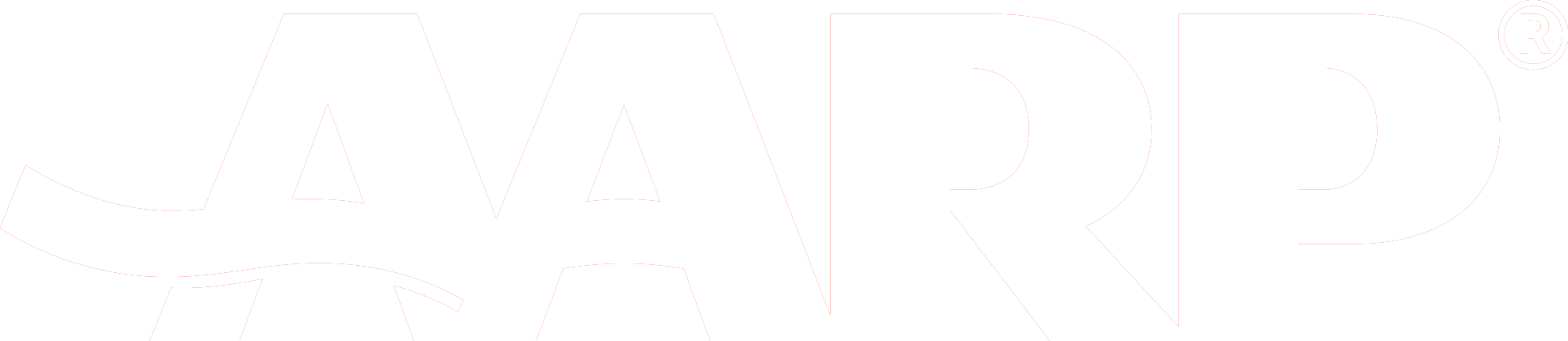 white AARP logo