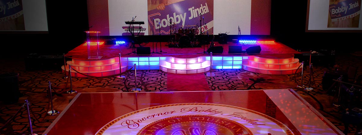 Bobby Jindal Inauguration Ball Stage and Dance Floor